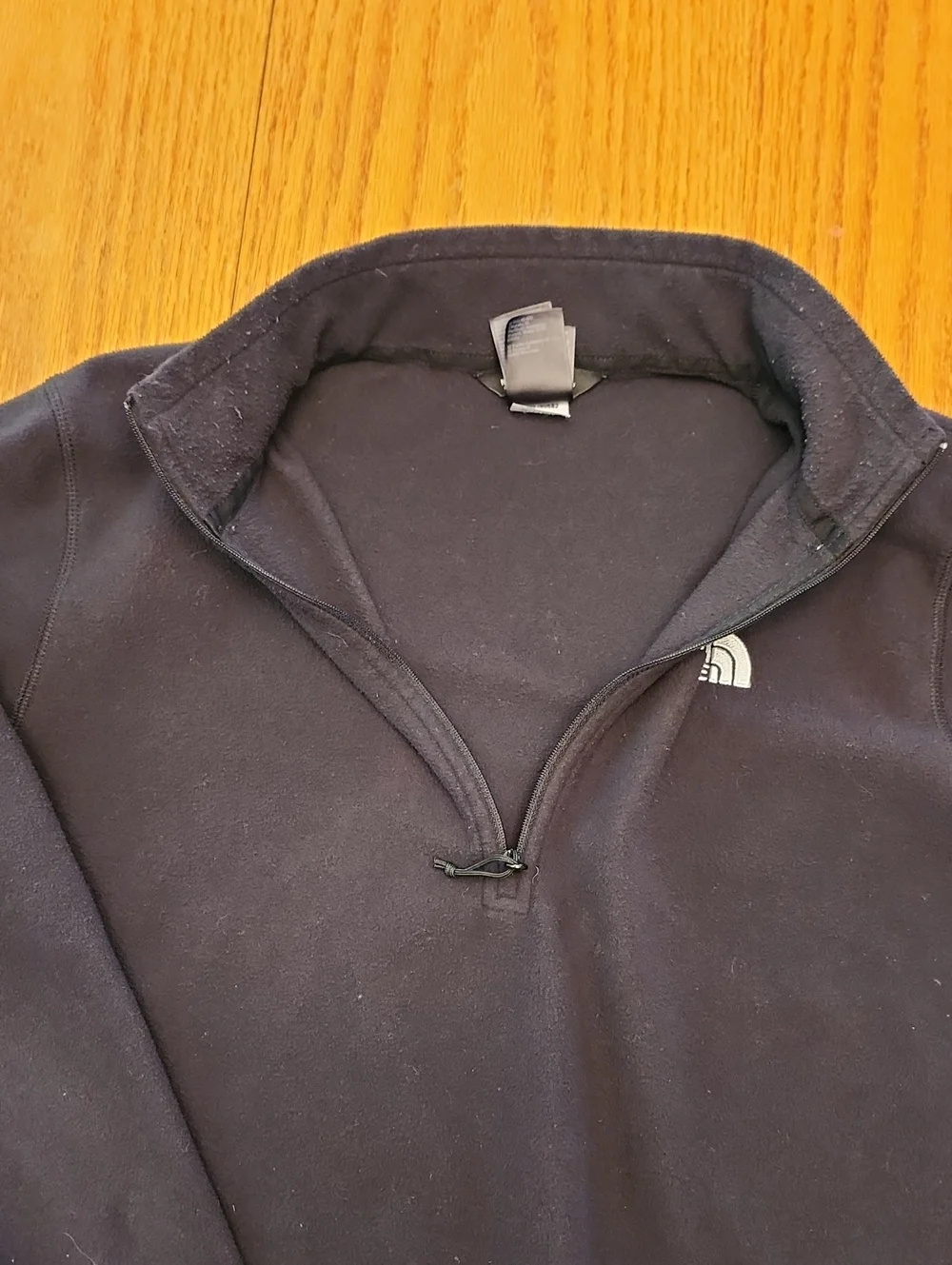 The North Face Black Half-Zip Fleece Pullover